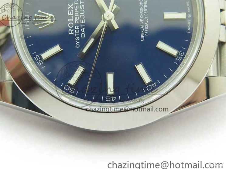 Bracelet 126330 Blue SS VS3235 1:1 Dial VSF on Edition Jubilee Best 904L DateJust 41 1121